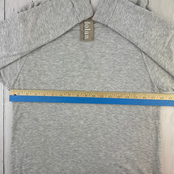 Anthropologie Dolan Left Coast Grey Terry Knit Tunic Layered Shirt Size Small - Picture 9 of 11